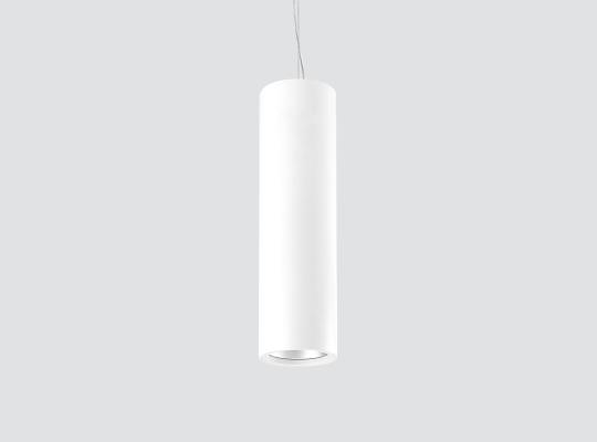 Pendant downlight suspended with steel wire F107KER PLATA
