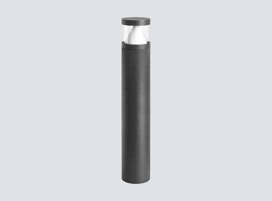 IP66 Bollard with white reflector 360º light emission F124GNS-134GNS