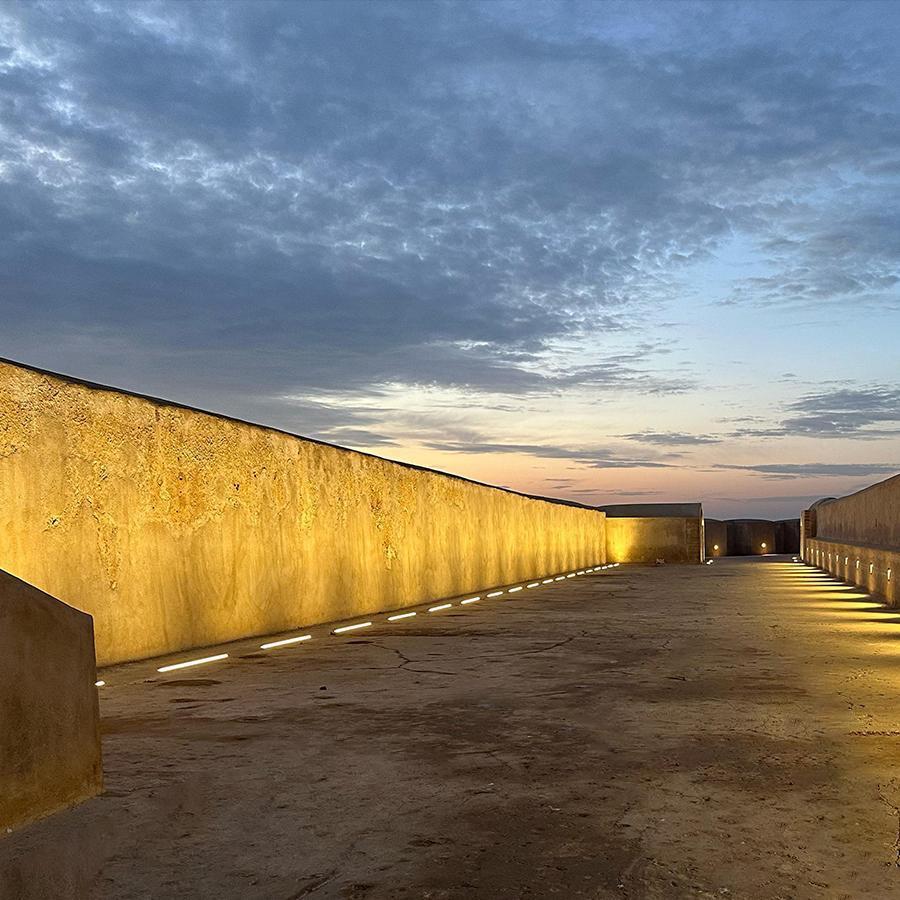 VICTORIA and DISTRICT lighting up the Walls of Salé, Morocco