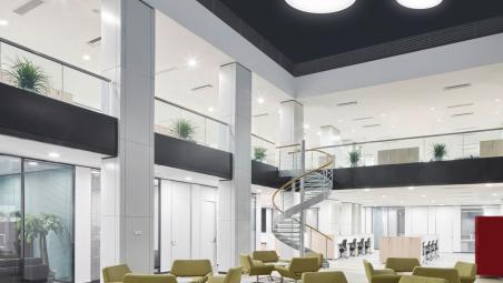 Installations recommandées: lobbies et atriums