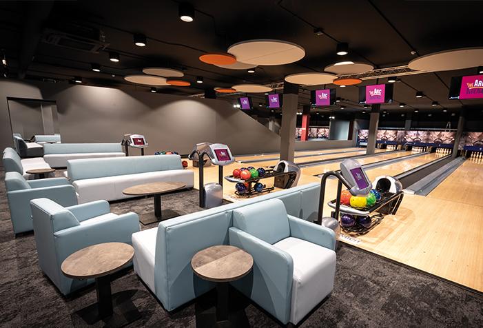 ROVASI lights up the Arc Arena Bowling in Navan, Ireland.