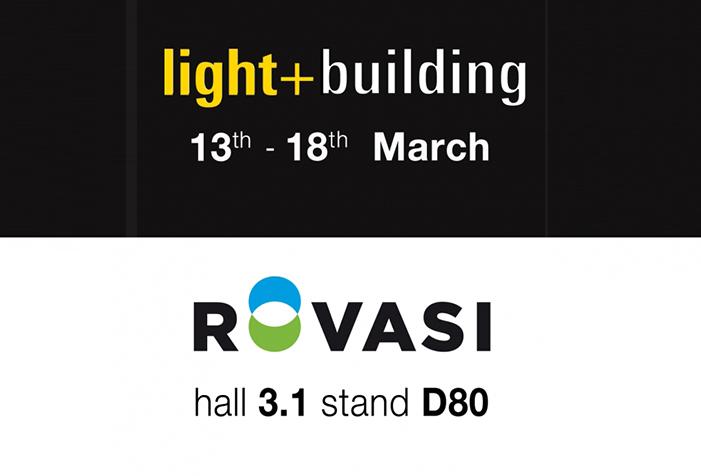 ROVASI en Light+Building 2016 | Pabellón 3.1 Stand D80