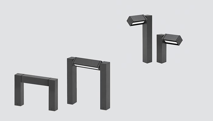 Design that illuminates paths: new IP66 IK10 bollards and lighting structures.