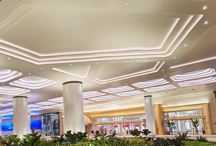 ROVASI lights up the Raffles Hotel at the Galaxy Promenade in Macau.