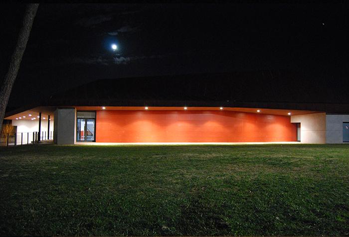 ROVASI illuminates outside of La Torreta cultural center