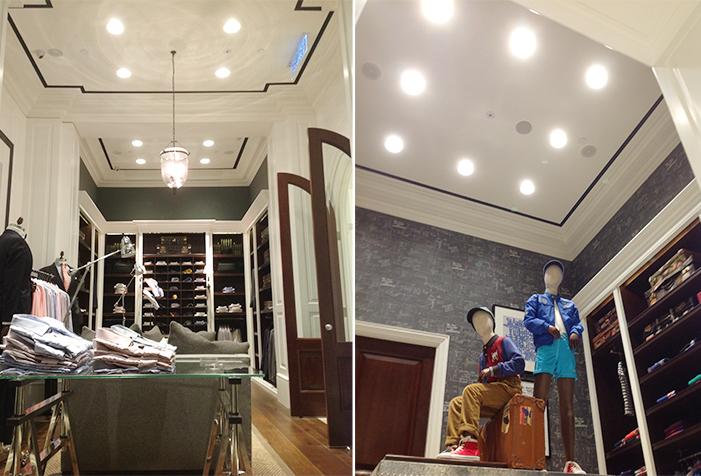 ROVASI assure l’éclairage de la boutique Hackett London à Kuala Lumpur, Malaisie.