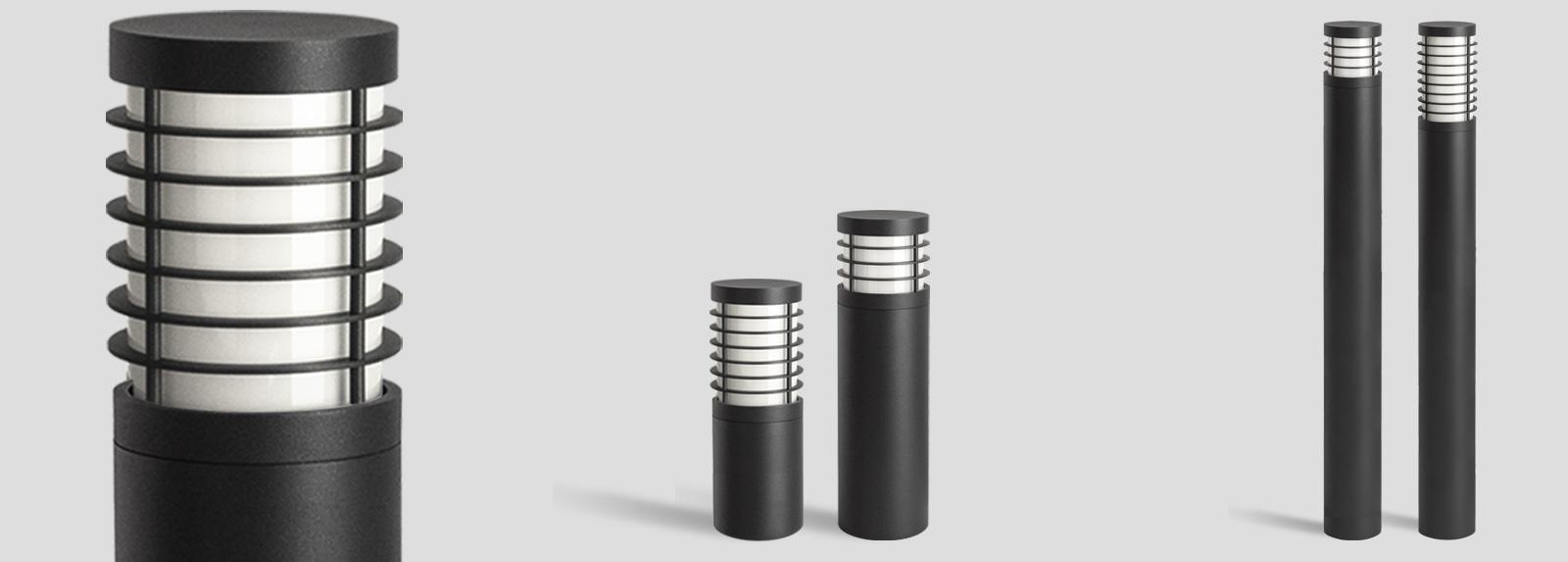 COLUTEA 100  |  IP66 Bollards with trims