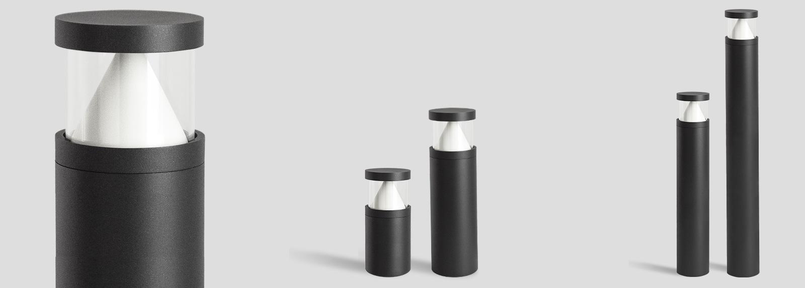 GENISTA 100 | IP66 Bollard with inner white reflector