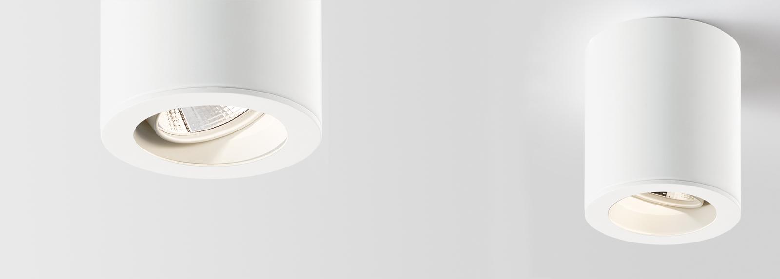 GIROBAS | Downlights de superfície orientables