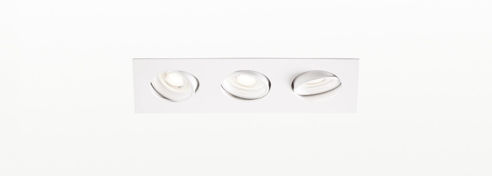 HADRON | Downlights orientables multidireccionables empotrables