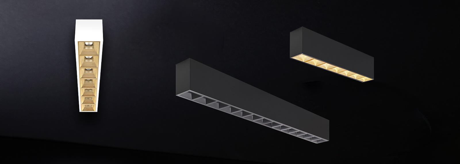 KIBRI 300 | Downlights lineales de superficie