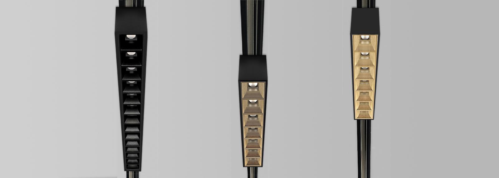 KIBRI 900 | Lineare Downlights mit Stromschienenadapter