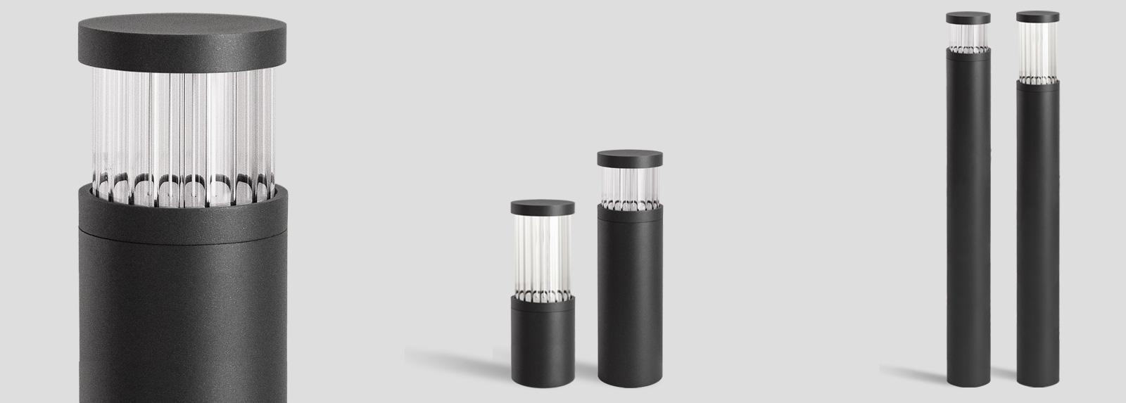 UNEDO 200 | Fluted glass IP66 Bollards