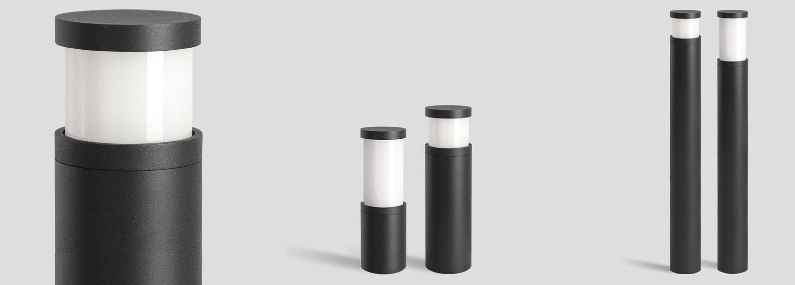 UNEDO 100 | IP66 bollards with opal diffuser