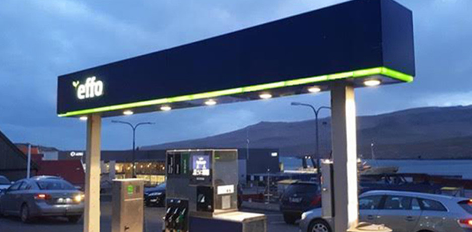 Estación de Servicio en las Islas Faroe Estación de Servicio en las Islas Faroe