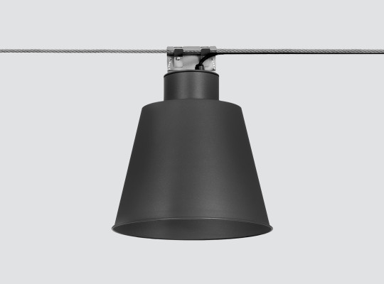 IP65 IK10 Pendant downlight for catenary systems ALNAIR OUTDOOR 900 911ALO