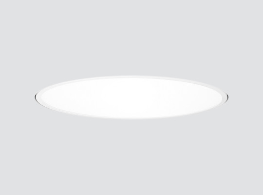 Flush recessed downlight with opal diffuser F101CND
