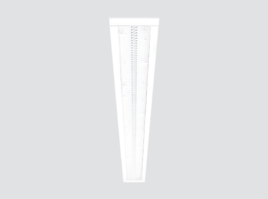 Recessed linear downlight with optics F101GRH