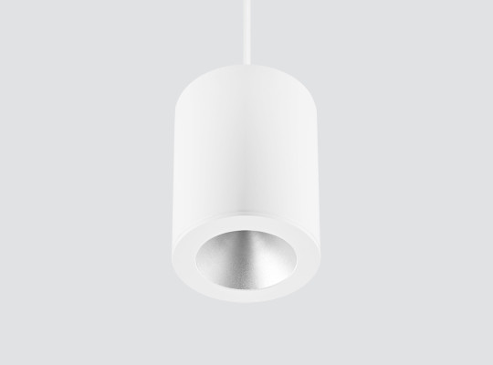 Pendant downlight with metal rod F101GRV