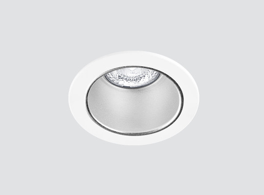 Small recessed downlight sandblasted reflector F101NCL-SLA