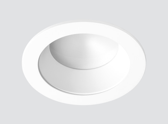 IP54 Recessed downlight white reflector and intermediate frosted glass F101STR