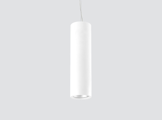 Pendant downlight suspended with steel wire F107KER PLATA