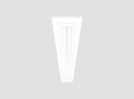 Recessed linear downlights for fluorescent lamps fixtures replacement with optics F13GOR