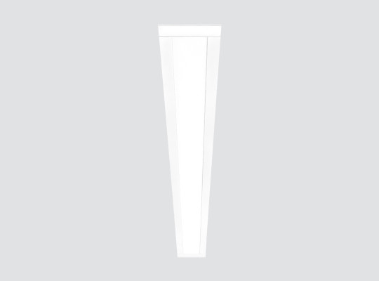 Recessed linear downlight with opal diffuser F101VIA