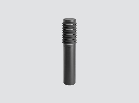 IP66 IK10 Bollard with opal diffuser and conical trims 360º light emission F242CLX-252CLX IP66 IK10 Bollard with opal diffuser and conical trims 360º light emission F242CLX-252CLX