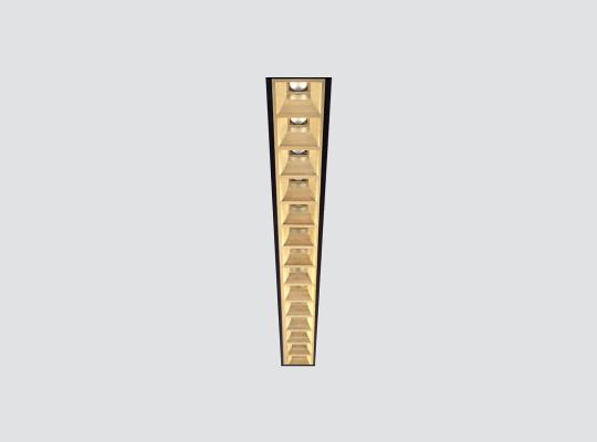 Linear recessed downlight high visual comfort F2KBR1-25