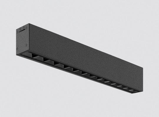 IP66 IK10 Surface-mounted linear downlight with high visual comfort F30LMA-42 IP66 IK10 Surface-mounted linear downlight with high visual comfort F30LMA-42