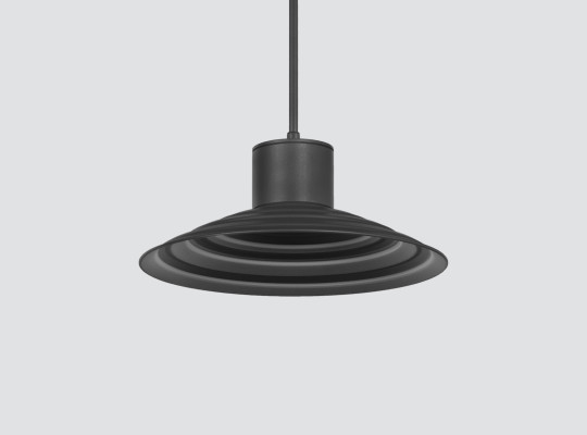 IP65 IK10 Pendant downlight with rod 411NKO-04-0-0