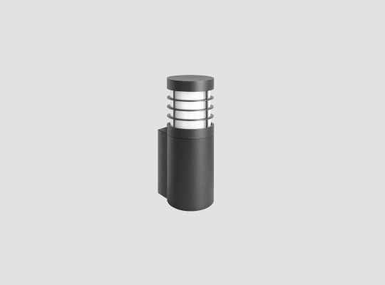 IP66 IK10 Wall-mounted luminaire with opal diffuser and trims 360º light emission F420CLT