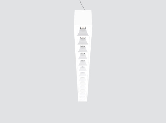 Pendant linear downlight high visual comfort two-sided emission F5KBR1-11