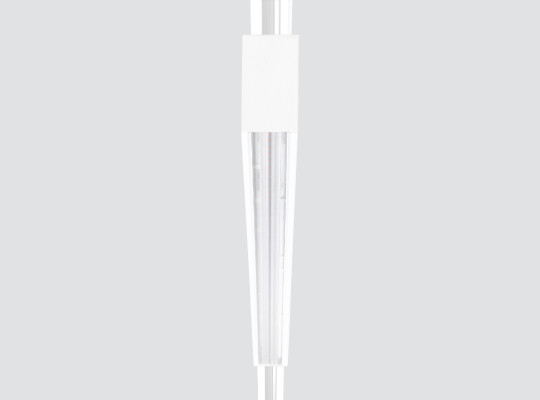 Linear downlight with track adapter with optics F93KTA