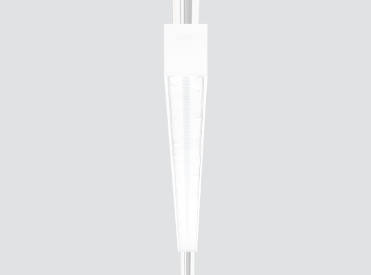 Linear downlight with track adapter with optics F95HRN