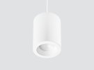 IP54 Pendant downlight suspended with rod white reflector and intermediate frosted glass F101CML