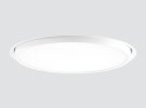 Semi-recessed downlight with opal diffuser F101VRL