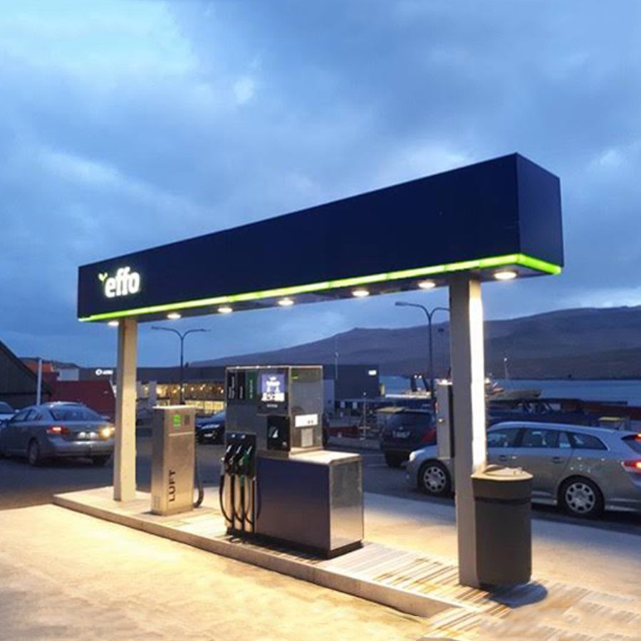 Färöer Inseln Tankstelle