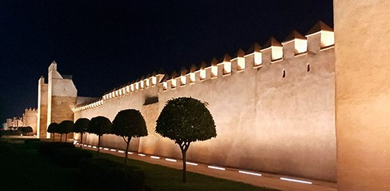 VICTORIA and DISTRICT 100 profiling with elegance the Walls of Salé, Morocco
