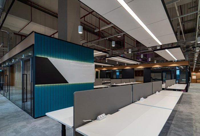 Les bureaux de ResMed à Singapour équipés de solutions d’éclairage ROVASI