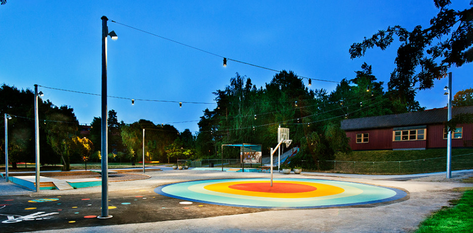 Rymdparken i Rågsved Spielplatz
