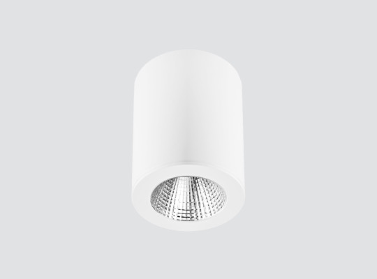 Surface-mounted downlight facetted F101BAS