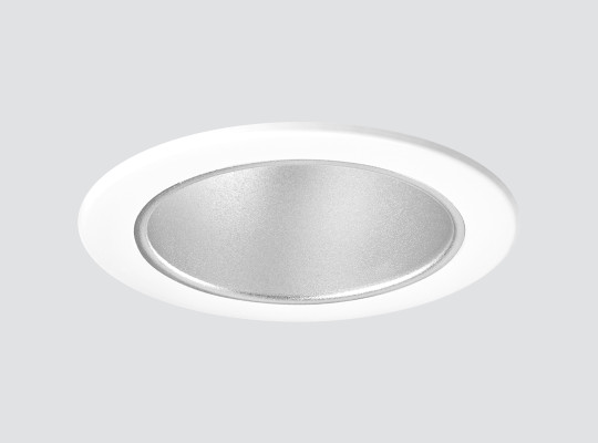 Small recessed downlight sandblasted reflector F107NCL