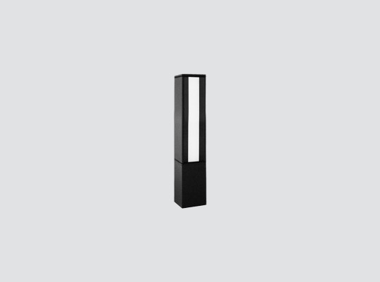 IP66 IK10 Bollard with frontal light emission F122KXS