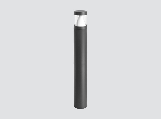 IP66 Bollard with white reflector 360º light emission F124GNX-134GNX