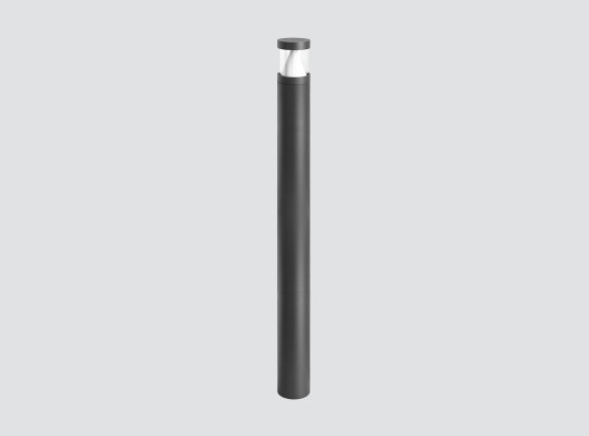 IP66 Bollard with white reflector 360º light emission F126GNX-136GNX