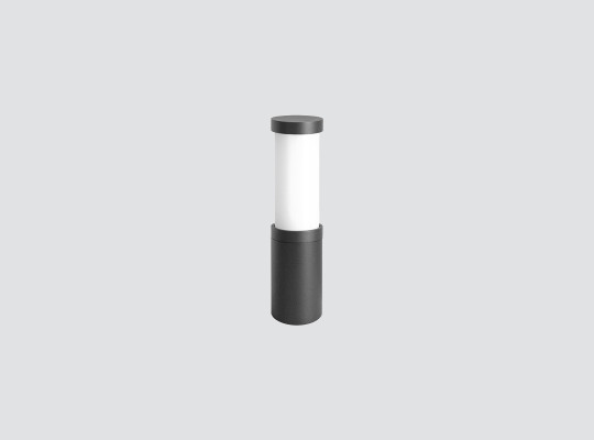 IP66 Bollard with opal diffuser 360º light emission F140UNX-150UNX