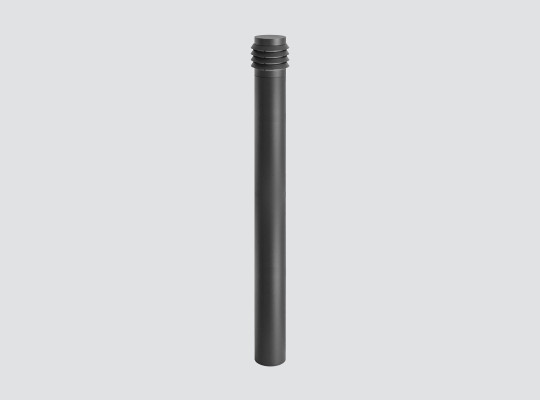IP66 IK10 Bollard with opal diffuser and conical trims 360º light emission  F226CLX-236CLX