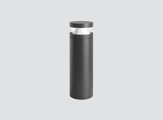 IP66 Bollard with white reflector 360º light emission F242GNS-252GNS